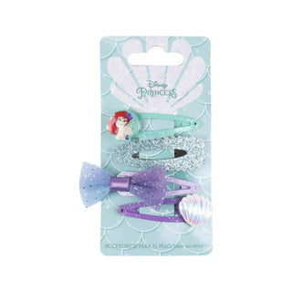 Inca Clips The Little Mermaid 7.4 x 12.5 x 2 cm 4 units 