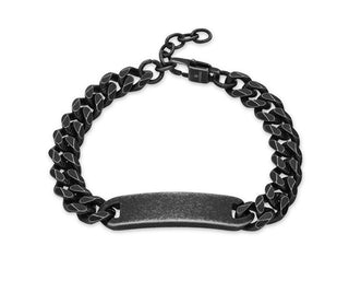 Diverse Black men´s steel Bracciale B1000765