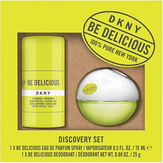DKNY Be Delicious - EDP 15 ml + solid deodorant 25 g