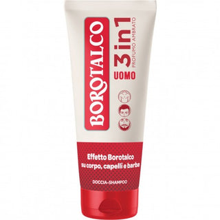 Borotalco Docciashampoo Uomo 3In1 Profumo Ambrato 200 Ml