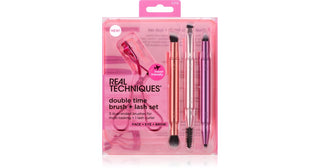 Real Techniques Double Time Brush 4 pezzi — Set pennelli makeup
