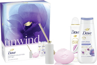 Dove Unwind Moments Collection - Body Care Gift Set with Fragrance Diffuser
