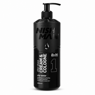 NISHMAN CREMA Dopobarba + COLOGNE 2in1 (CITY SENIOR) 400 ML