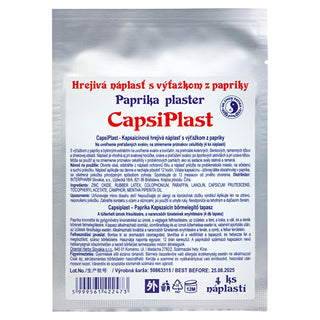 Dr. chen patika Capsiplast Warming patch con paprika extract 4 pezzi