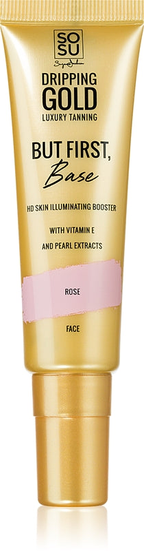 Dripping Gold Mas First Base Primer Iluminador para Base Cor Rosa 30 ml