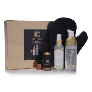 Dripping gold Party Prep Collection Gift Set