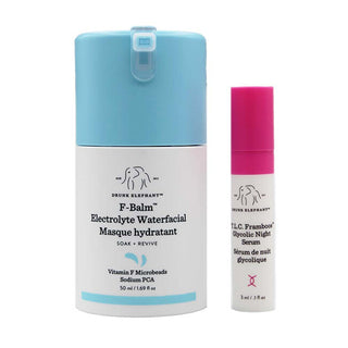 Drunk elephant F-Balm + TLC Framboos Night Skincare Set