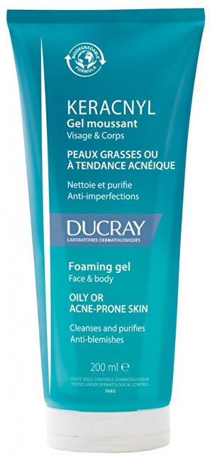 Ducray Keracnyl Gel detergente - Volume: 200 ml