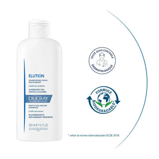 Ducray Elution Shampoo Delicato Riequilibrante 200 ml — Shampoo
