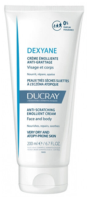 Ducray Crema emolliente per pelli secche soggette a eczema atopico Dexyane - Volume: 400 ml