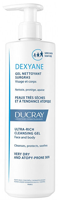 Ducray Gel detergente Dexyane Ultra-ricco- Volume: 400 ml