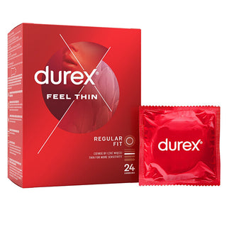 Durex Regular Fit Thin Condoms - Variant: 24 pieces