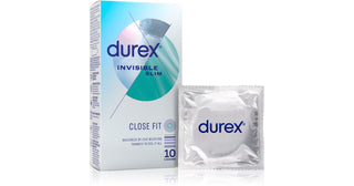 Durex Invisible Slim Condoms 10 Pcs