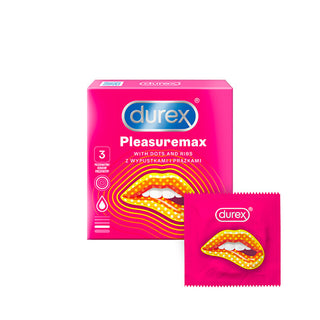 Durex Pleasuremax Condoms - Variant: 3 pieces