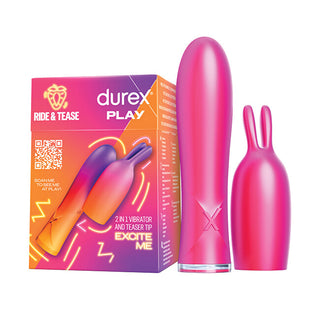 Durex 2 in 1 vibrator con Play stimulation tip