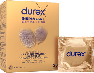 Durex Sensual Extra Lube Preservatives 20 Pcs