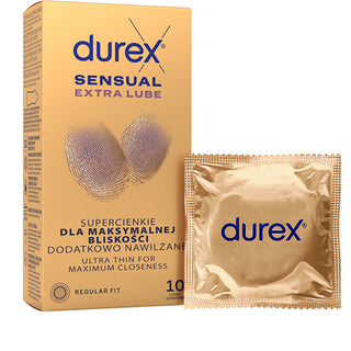 Durex Sensual Extra Lube Condoms - Variant: 3 pieces