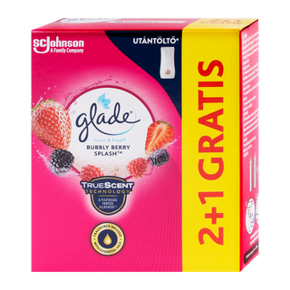 Glade Touch & Fresh Bubble Berry Splash 2+1 Air Freshener Ricarica Set