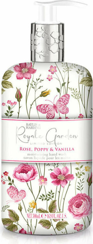 Baylis & harding Rose, Poppy & Vanilla Sapone mani liquido 500 ml — Sapone mani liquido