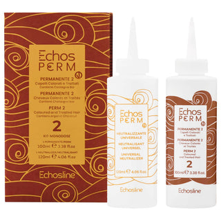 Echosline Echos Perm P2 - Kit Permanente Per Capelli Colorati 100ml+120ml