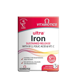 Vitabiotics Ultra Iron 30片 — 补充剂