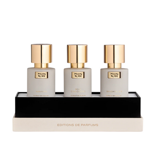 Editions De Parfums Fraiche Set Maison De L'Asia: Nanyang, Extrait De Parfum, unisex, 15 ml + Wood of Indonesia, Extrait De Parfum, unisex, 15 ml + Bangkok 9/9, Extrait De Parfum, unisex, 15 ml