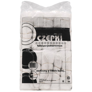 Cuffie monouso per parrucchieri Eko-Higiena con elastico, plastica, 100 pezzi