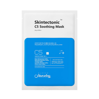 Eleven Huesday Skintectonic C5 Maschera in tessuto lenitiva per il viso 28 g