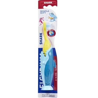 Elgydium Squalo per bambini, spazzolino da denti, blu