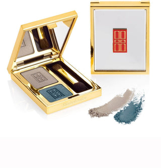 Elizabeth arden Beautiful Color Duo, ombretto in polvere, 06, Misty Teal, 2 tonalità, 3 g