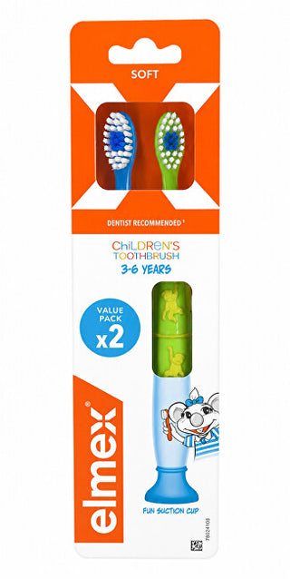 Elmex spazzolino per bambini aged 3-6 years Children Duopack 2 pezzi