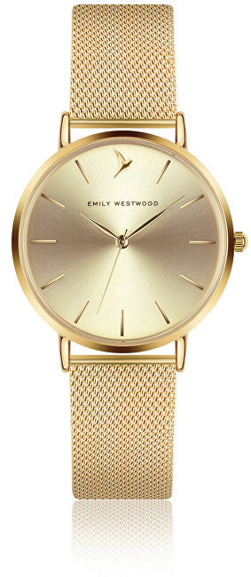 Emily westwood Sunray Mesh Gold Watch EGH-3418