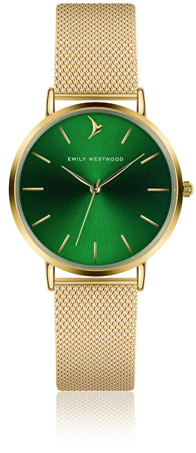 Emily westwood Green Sunbeam Mesh Watch EGI-3418