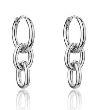 Emily Westwood Orecchini A Cerchio In Acciaio Senza Tempo Michelle Ewe23155S