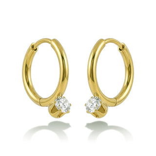 Emily westwood Timeless gold-plated rings con crystals EWE260829G