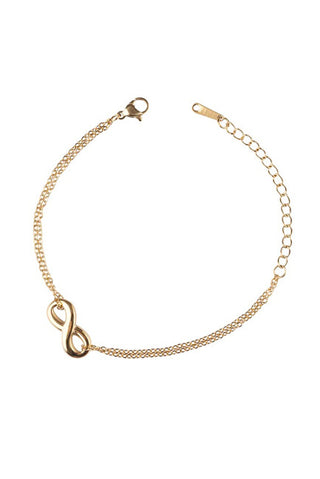 Emily westwood Delicate gold-plated Infinity Bracciale EWB250375G