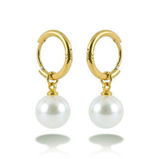 Emily westwood Gold-plated Orecchini with pearl 2in1 Emvora EWE260825G
