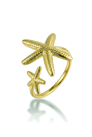Emily westwood Open gold-plated Anello EWR260652G