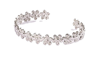 Emily westwood Solid steel flower Bracciale EWB250165S