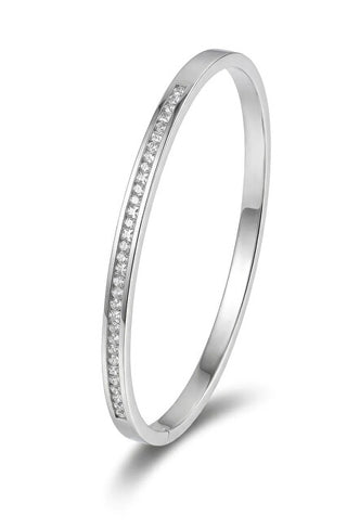 Emily westwood Solid steel Bracciale with crystals Amelia EWB250405S