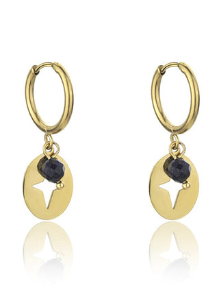 Emily Westwood Elegant Gold Plated Steel Drop Earrings Ewe23044G 