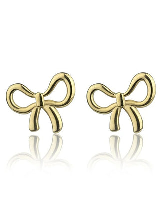 Emily westwood Pendientes dorados Adelina Bows EWE24013G