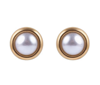 Emily Westwood Orecchini A Bottone Placcati Oro Wenisse Ewe250364G