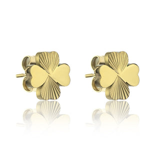Emily westwood Pendientes Macie Gold Clover EWE24012G
