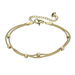 Emily westwood Pulsera Allie para mujer con baño de oro doble EWB24030G