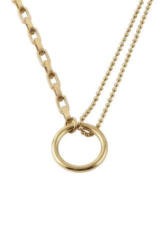 Emily westwood Kayleigh gold-plated heart Collana EWN250566G