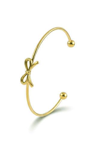 Emily westwood Gold-plated solid Bracciale Bow EWB260610G