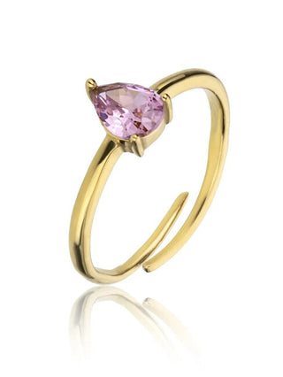 Emily Westwood Charming Presley Ring Ewr23055G Rose Gold Plated 