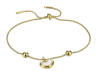 Emily westwood Pulsera romántica de acero con corazones Jazlyn EWB24001G