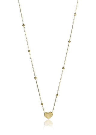 Emily westwood Delicado collar chapado en oro para mujer Corazón Kate EWN24012G